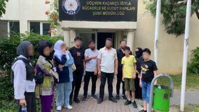 Bursa’da 12 kaçak yakalandı, 3 organizatör gözaltına alındı