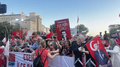 CHP Genel Başkanı Özgür Özel, Büyükçemece’deki mitingde konuştu