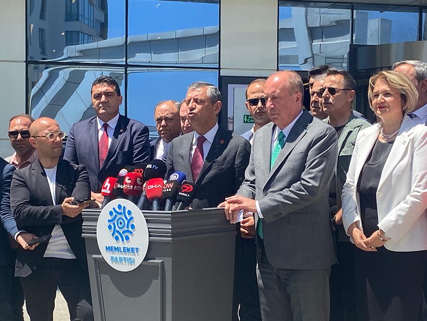  CHP lideri Özel’den Memleket Partisi’ne ziyaret