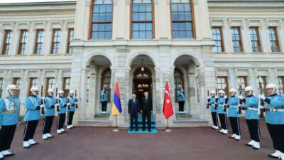 Cumhurbaşkanı Erdoğan, Ermenistan Başbakanı Paşinyan’ı kabul etti