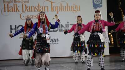 İnegöl’de Halk Dansları Gecesi ile yaz etkinlikleri başladı