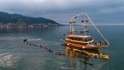  Karadeniz, kanolarla renklendi