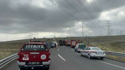 Kocaeli'nin Gebze ilçesinde karpuz yüklü