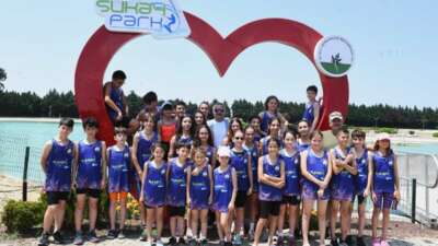 Osmangazi’de Triathle yarışları nefes kesti