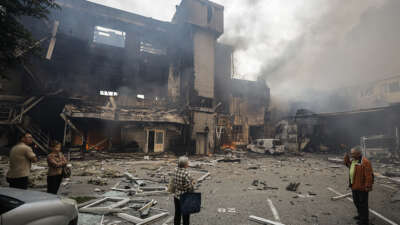 Rusya, Kiev’e savaşın başından bu yana en büyük saldırılardan birini gerçekleştirdi