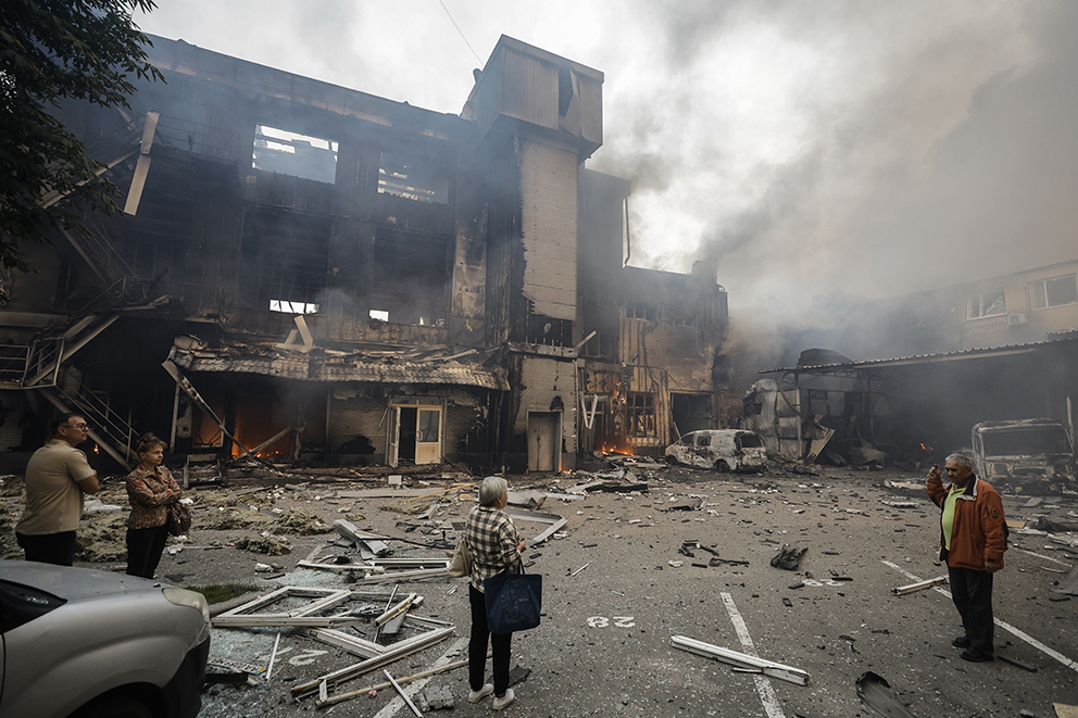 Rusya, Kiev’e savaşın başından bu yana en büyük saldırılardan birini gerçekleştirdi