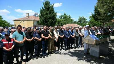  Şehit babası Babaeski’de son yolculuğuna uğurlandı