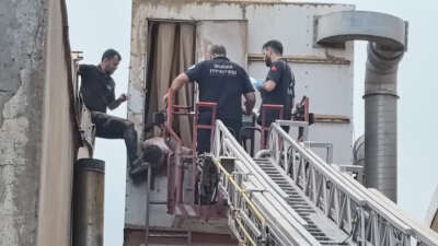 Bursa'nın İnegöl ilçesinde talaş emici