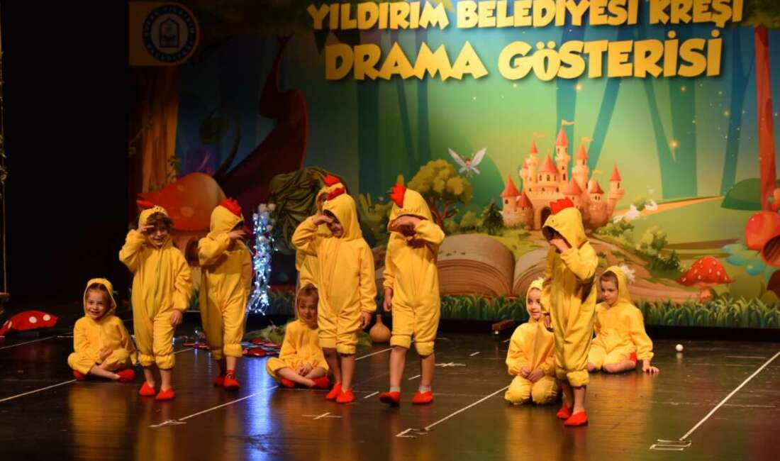 Yıldırım Belediyesi Kreşi öğrencilerinin