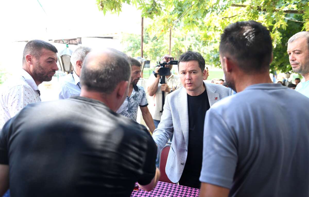 Başkan Erkan Aydın yangın bölgesinde