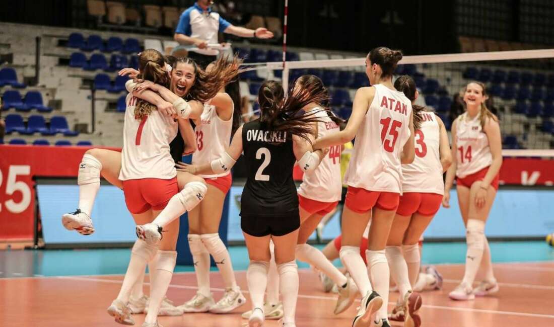 16 Yaş Altı Milli Voleybol Kız Takımı finalde 16 Yaş Altı Milli