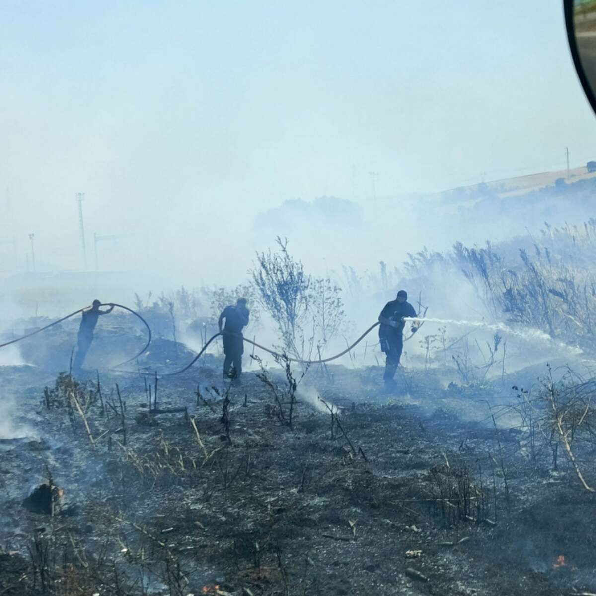 Bandırma-Bursa karayolunda arazi yangını kontrol altına alındı