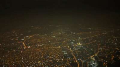 Yangın külleri ile kaplanan Bursa havadan görüntülendi