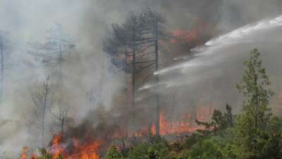 Bursa’nın Harmancık ilçesi Meyran Rampası