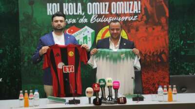 Bursaspor ve Eskişehirspor’dan dostluk maçı