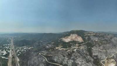 Tarihinin en büyük Gürsu yangınından yürek burkan bu manzaralar kaldı