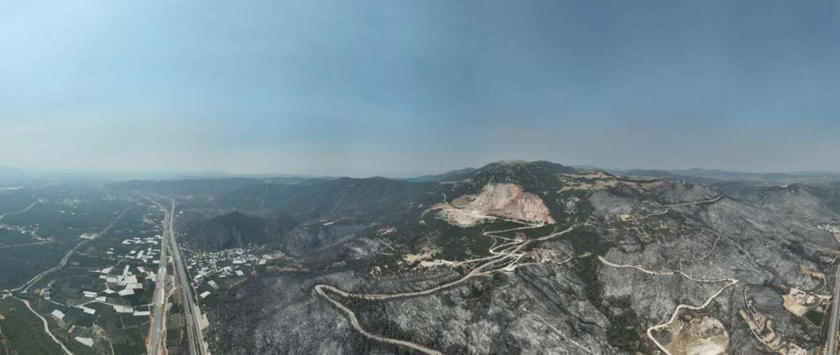 Tarihinin en büyük Gürsu yangınından yürek burkan bu manzaralar kaldı