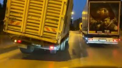 Bursa’nın İnegöl ilçesinde seyir halinde