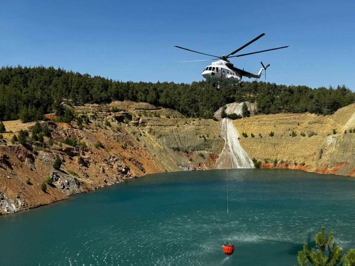 Alev savaşçısı pilotların gözünden Bursa yangınlarına acil müdahale