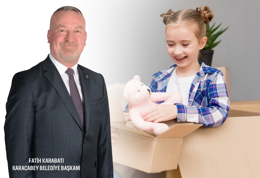 Karacabey Belediyesi’nden anlamlı proje: “Sen ver, o gülsün; oyuncak kardeşliği başlasın”