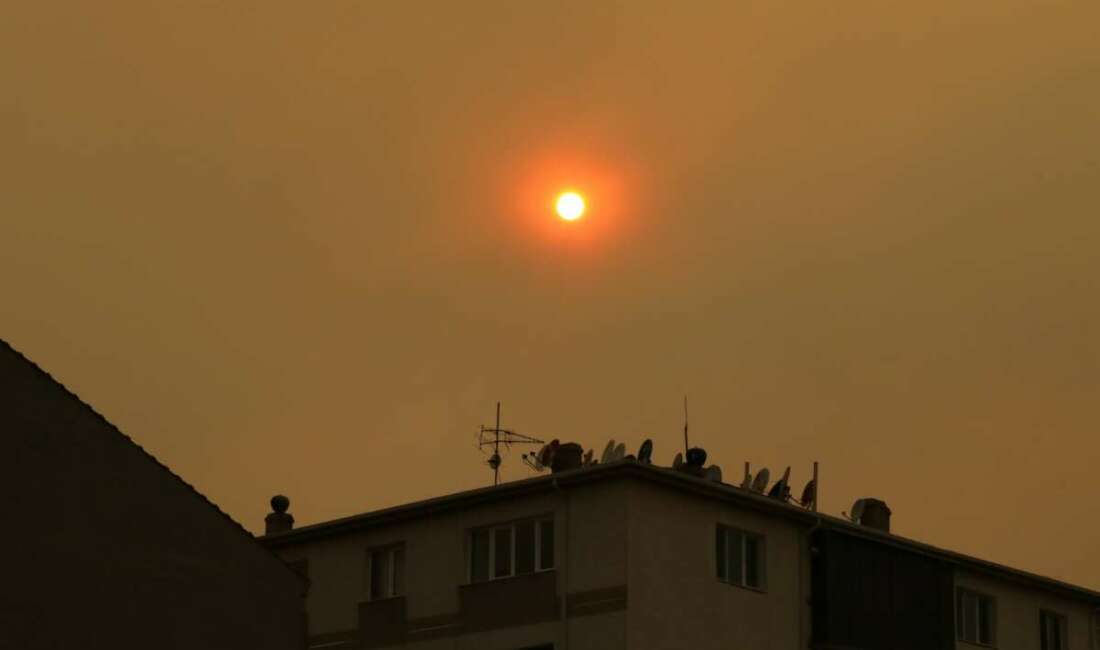 Bilecik’teki yangında Eskişehir semaları dumanla kaplandı ilecik’te tarım arazisinde çıkan