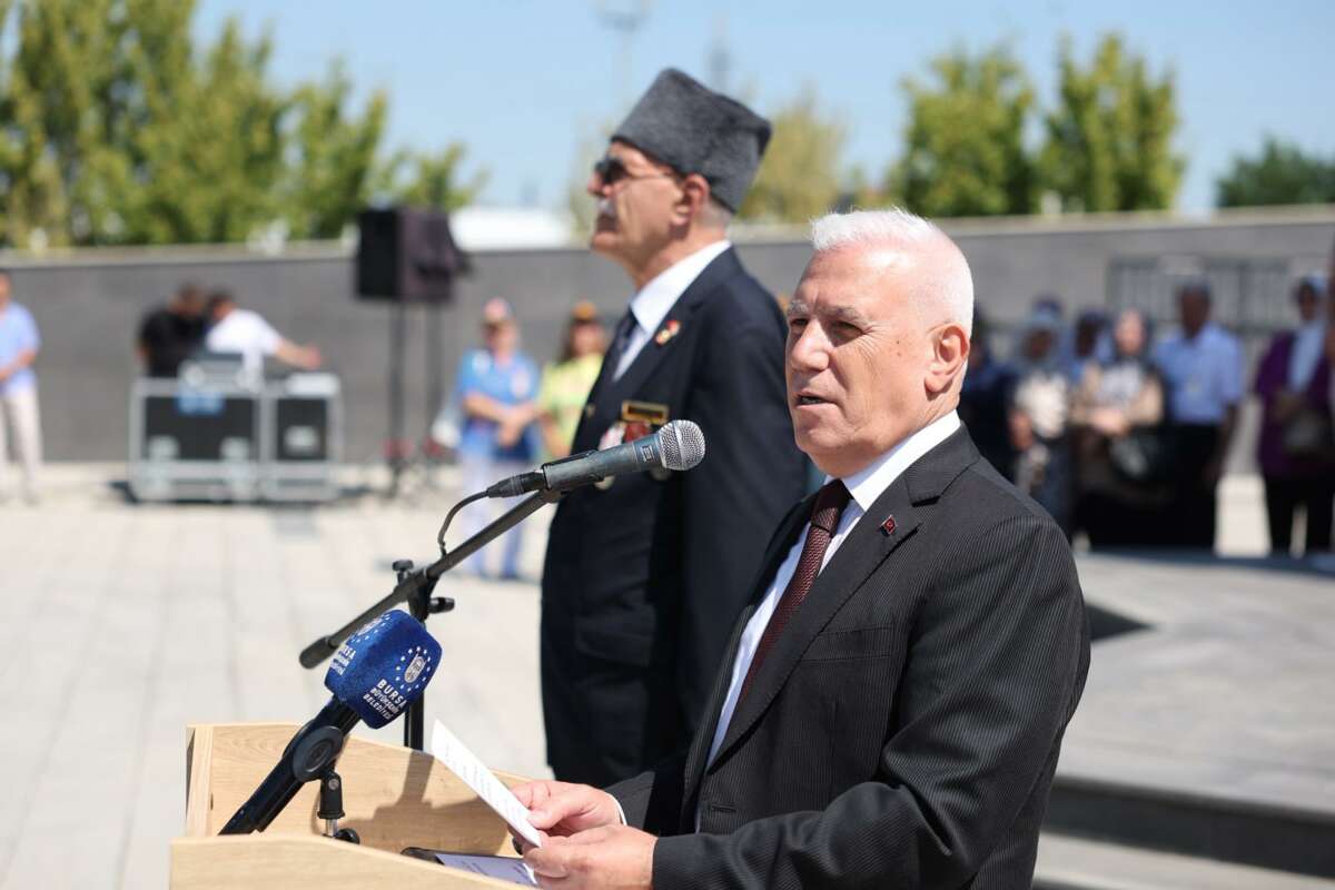 Bursa’da Kıbrıs Barış Harekâtı’nın 51. yıl dönümü töreni