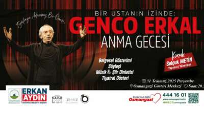 Osmangazi Belediyesi’nden usta tiyatrocu Genco Erkal’a vefa