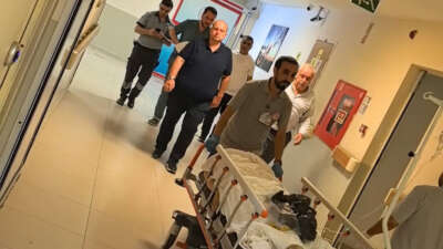 Bursa'nın İnegöl ilçesinde forklift ile