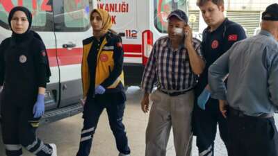 Bursa'nın İnegöl ilçesinde alkollü genç,