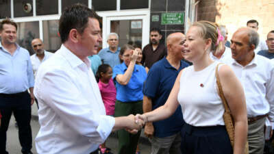 Başkan Erkan Aydın Küçükbalıklı’da vatandaşla buluştu