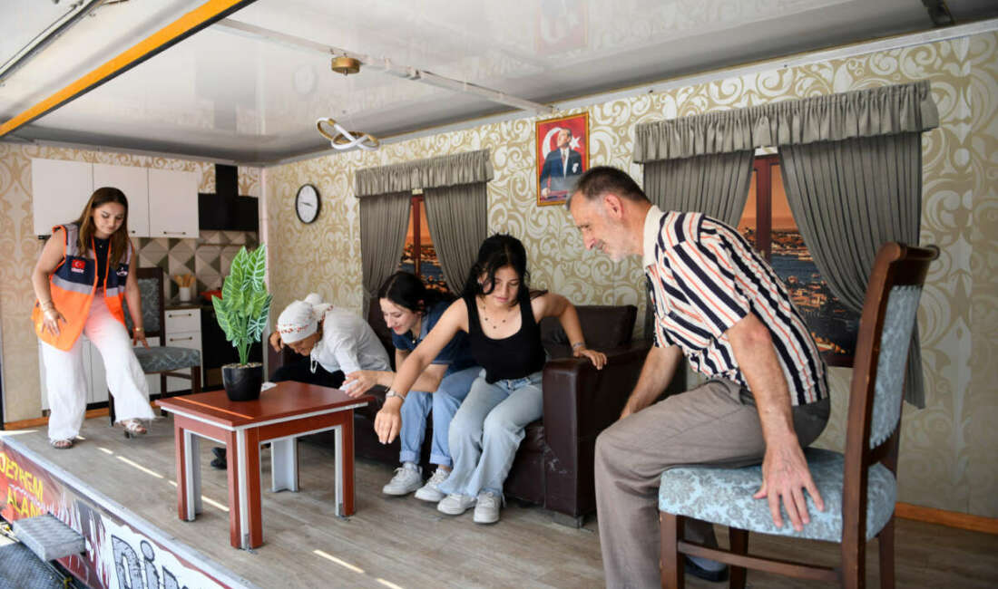 Osmangazi’de gerçek gibi deprem eğitimi Bursa İl Afet ve