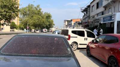 Bursa'nın Osmangazi ilçesinde bir şüpheli