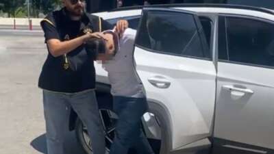 Bursa’da seyir halindeki bir otomobilin