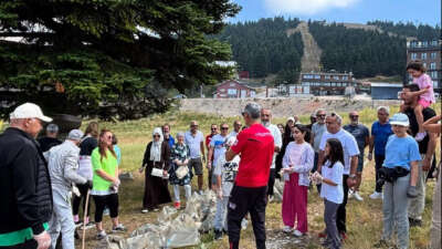 Uludağ’da yangına karşı temizlik seferberliği