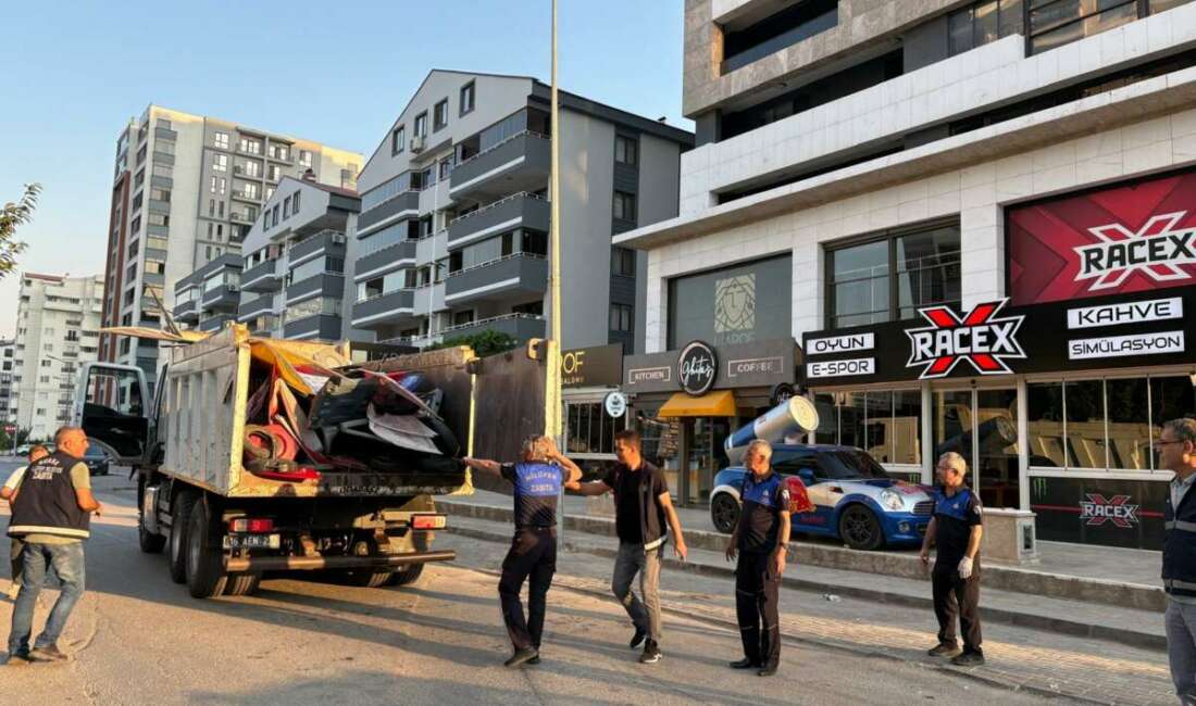 Nilüfer Belediyesi Zabıta ekipleri,