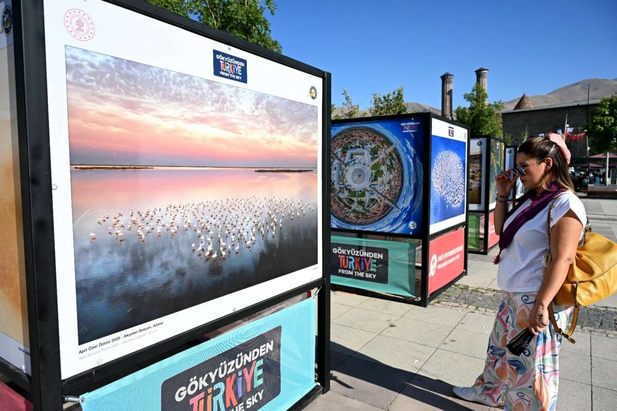 “Gökyüzünden Türkiye fotoğrafları” Erzurum’da sergileniyor