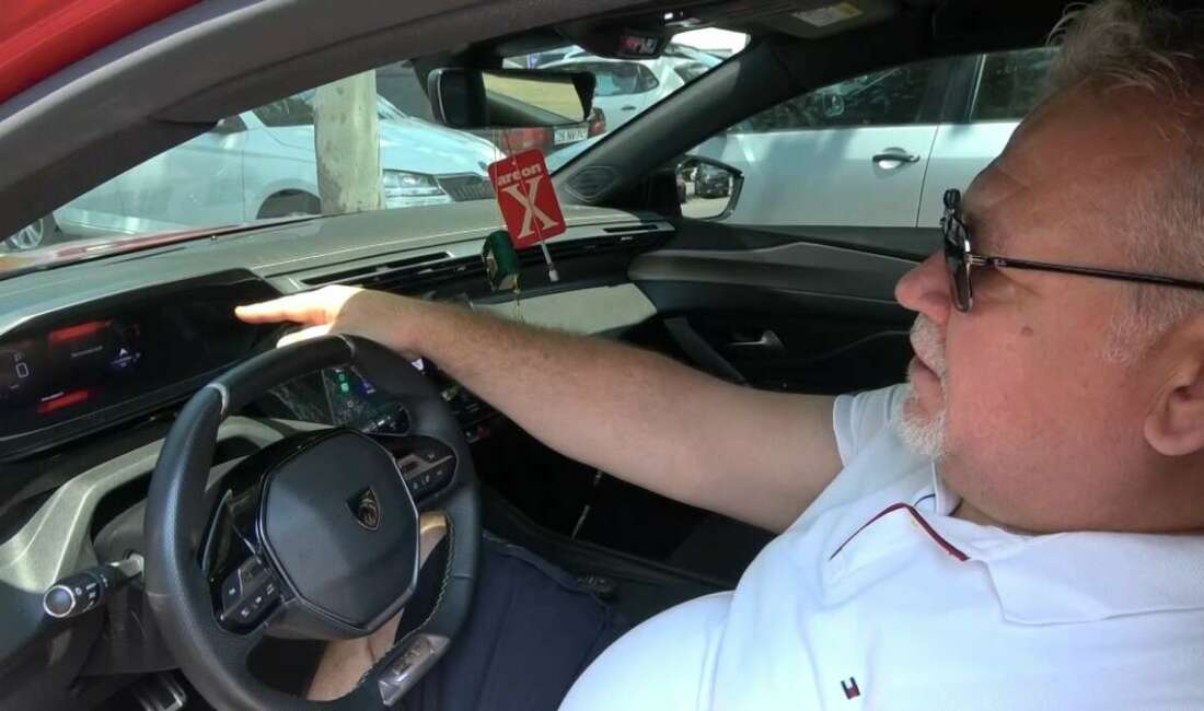 Sıfır kilometre aldığı Peugeot