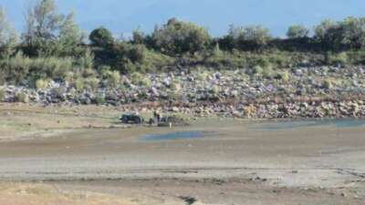 43 yıldır sulama yapılan gölet kurudu