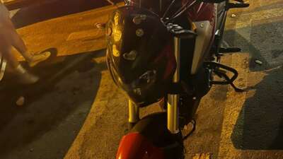 Bursa'nın İnegöl ilçesinde motosiklet ile