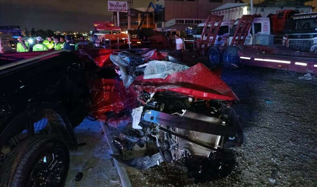 Bursa'nın Nilüfer ilçesinde otomobil