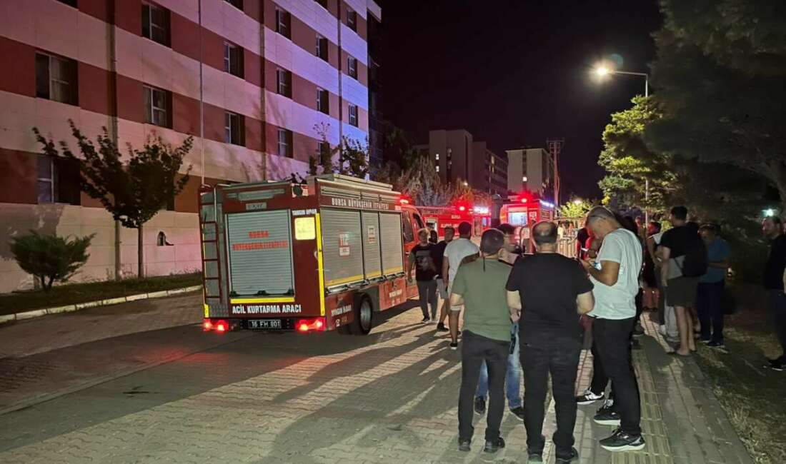 Bursa’da bir öğrenci yurdunda