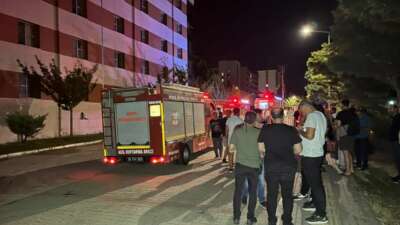 Bursa’da öğrenci yurdunda çıkan yangın söndürüldü