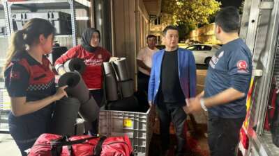 Osmangazi’den Sındırgı’ya deprem sonrası hızlı destek