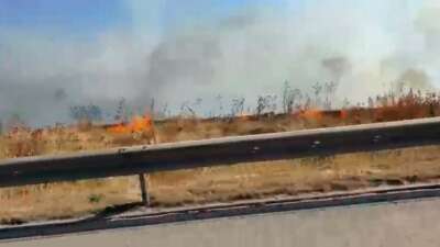 Bursa-İzmir-İstanbul otoyolunda yangın