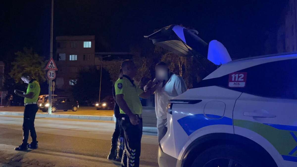  Polisten kaçan halk otobüsü şoförü alkollü çıktı