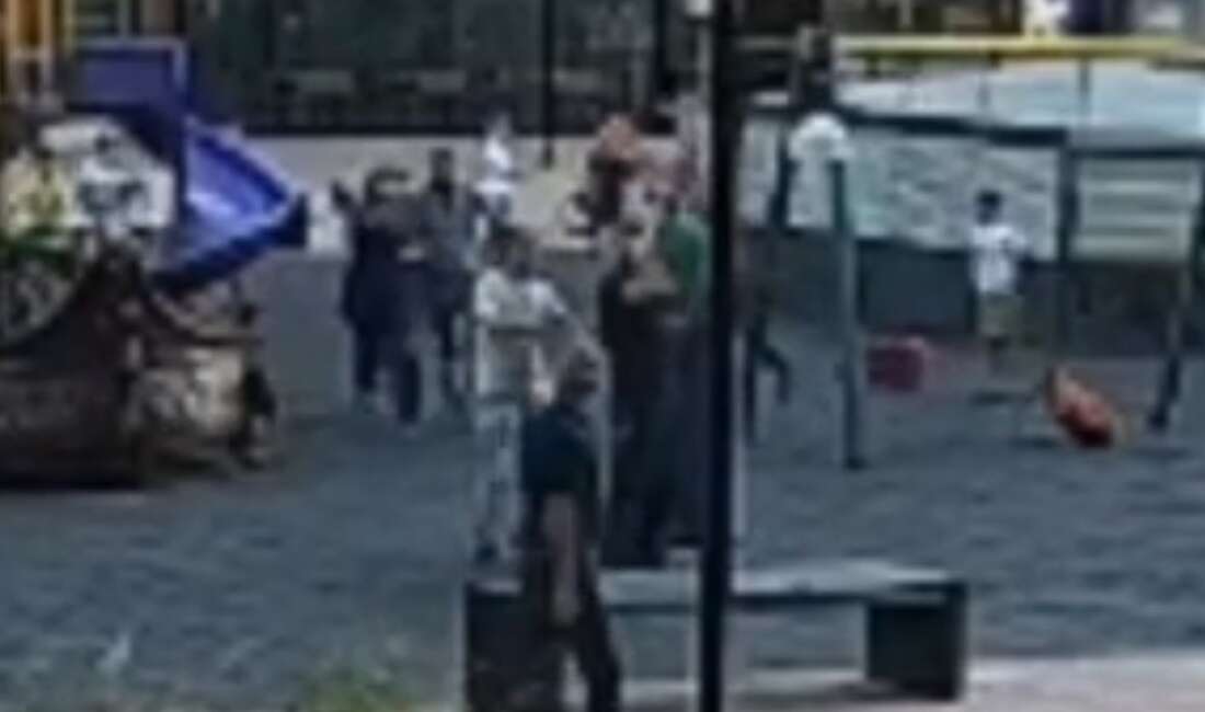 Parkta oynayan çocukları yerden yere vurdu Bursa'nın Yıldırım ilçesinde iki