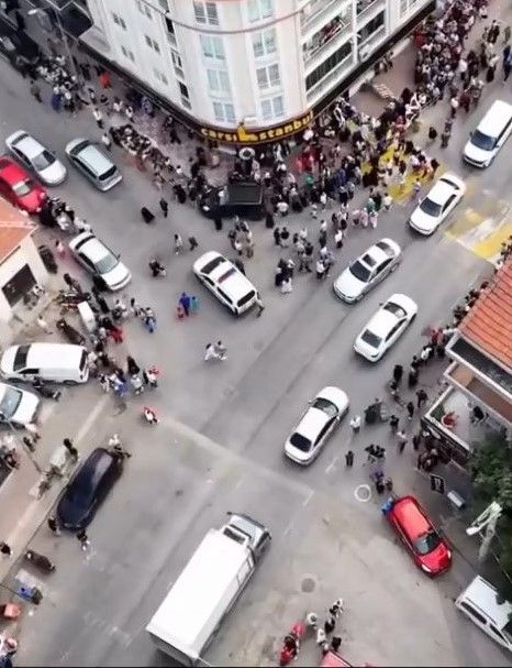 Bursa'da bir alışveriş mağazasının,