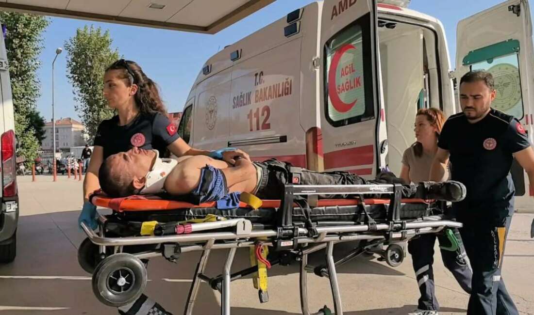 Cam fabrikasında işçi makineye sıkıştı Bursa'nın İnegöl ilçesinde faaliyet