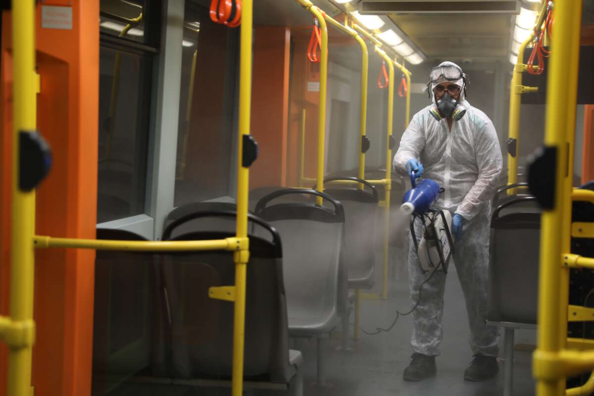 Bursa Büyükşehir’den ulaşımda hijyen atağı