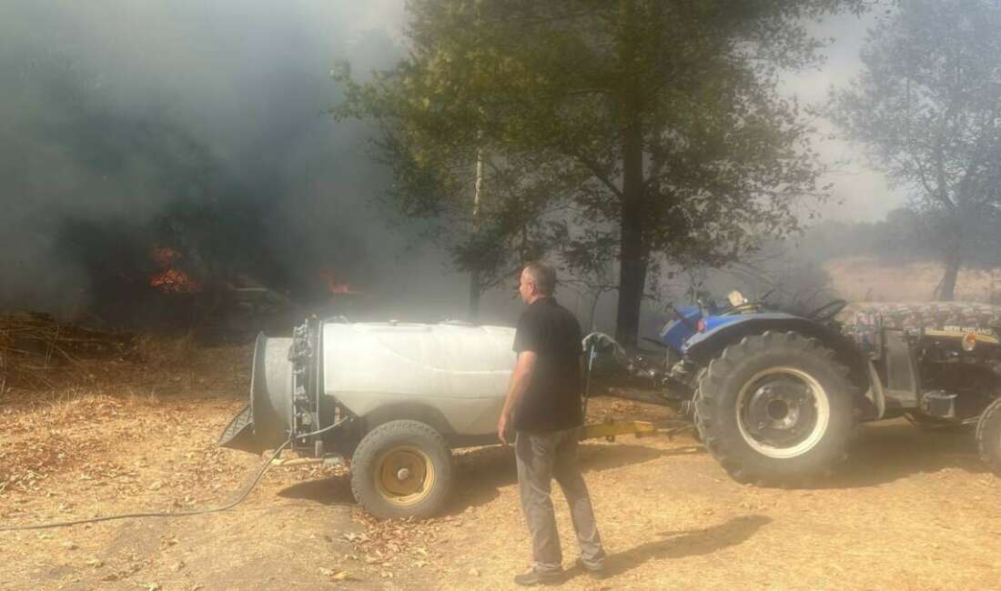 Bursa İnegöl’de çıkan yangın korkuttu Bursa'nın İnegöl ilçesinde meydana